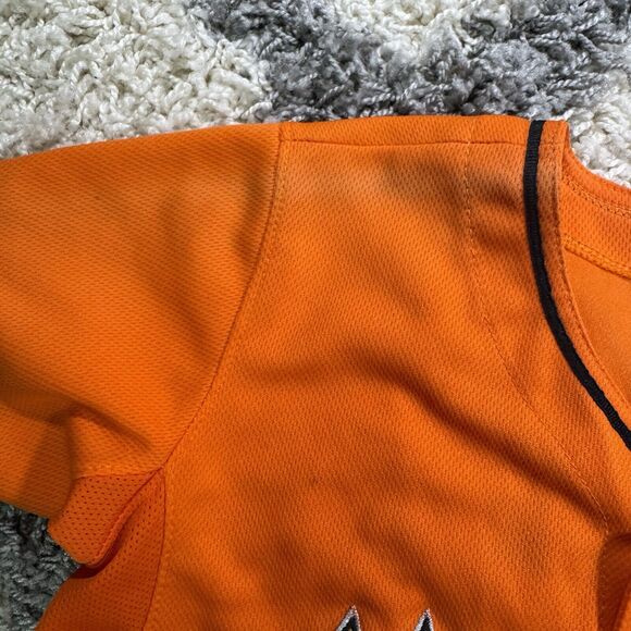 Florida Marlins JOSE REYES Orange Home Jersey Youth Large MAJESTIC MLB Authentic - Picture 4 of 7